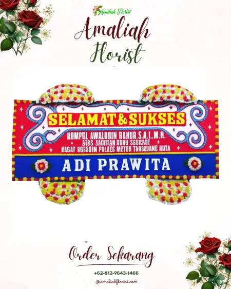 Papan Bunga Ucapan Selamat Kedaton I